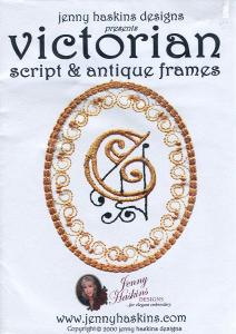 Jenny Haskins Victorian Script & Antique Frames Multi-Formatted CD