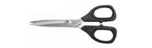 Kai 5165, 6 1/2" Inch, Sewing, & Craft, Shears, Scissors, Trimmers, Hardened, Steel Blades, Comfort, Black, Handles, JAPAN