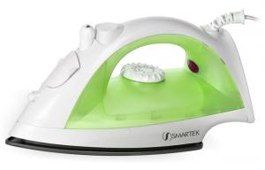 Smartek ST-1200, st1200, st-1200g, st1200g, white Green, Steam, Burst & Dry Iron ST1200 10.5x5.5x4.5" Inches, 1200 Watts, Non-Stick Soleplate, Variable Temperature, Water Spray Mist