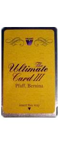 Vikant Ultimate Card III Embroidery Blank Card for Bernina Artista art, Pfaff pcs