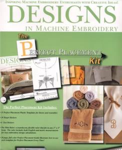 Designs, In, Machine, Embroidery, DIME, Perfect, Placement, Kit, PPK0010, 15, Template, 36, Sticker, Ruler, 20, Page, Book