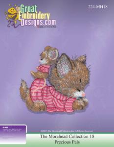 Great Notions Inspiration Collection  MH18 Morehead Collection 18 Precious Pals Designs CD