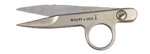 Wolff 301-C All Metal 4 1/2" Thread Clippers Scissors Trimmers, Spring Loaded, Ball Bearing