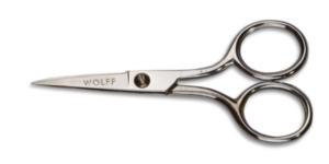 Wolff 403-C All Metal Curved Blade 3 1/2" Embroidery Shears