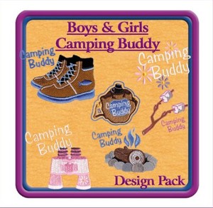 Starbird Embroidery Designs Boys & Girls Camping Buddy Design Pack