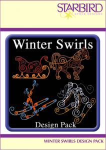 Starbird Embroidery Designs Winter Swirls Design Pack