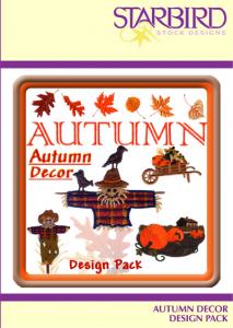 Starbird Embroidery Designs Autumn Décor Design Pack