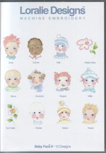 Loralie Embroidery Designs 631100 Baby Face II - Multi-Formatted CD 50% Off Half Price