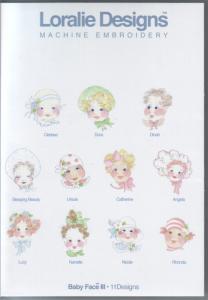 Loralie Embroidery Designs Baby Face III - Multi-Formatted CD 50% Off Half Price