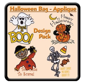 Starbird Embroidery Designs Halloween Bag Appliqué Design Pack