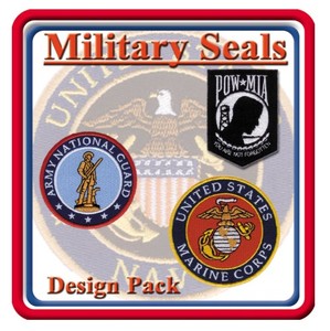 Starbird Embroidery Designs Military Full Front Design Pack