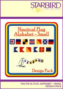 Starbird Embroidery Designs Nautical Flag Alphabet Small Design Pack