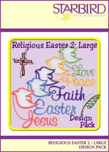 Starbird Embroidery Designs Religious Easter #2 - Large Design Pack