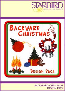 Starbird Embroidery Designs Backward Christmas Design Pack