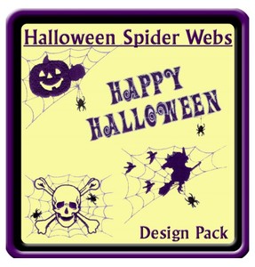 Starbird Embroidery Designs Halloween Spider Webs Design Pack