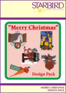 Starbird Embroidery Designs Merry Christmas Design Pack