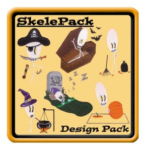 Starbird Embroidery Designs SkelePack Design Pack