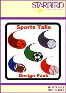 Starbird Embroidery Designs Sports Tails Design Pack