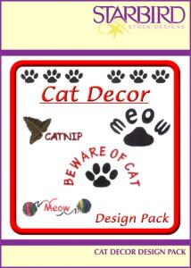 Starbird Embroidery Designs Cat Décor Design Pack