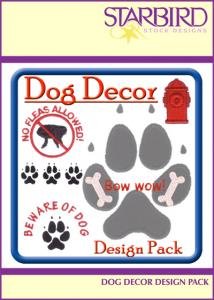 Starbird Embroidery Designs Dog Décor Design Pack