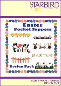 Starbird Embroidery Designs Easter Pocket Toppers Design Pack