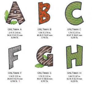 Great Notions 1578 Wild Alphabet Embroidery Designs Multi-Formatted CD