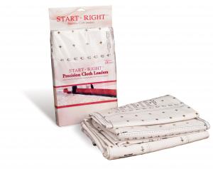 14001: Grace Start Right 112" Grid Quilt Frame Cotton Cloth 3 Leaders +Velcro