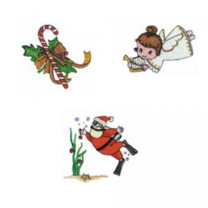 Great Notions Christmas Collection VI, Christmas Angels Collection I & Warm Weather Santa Collection I Design Pack CD