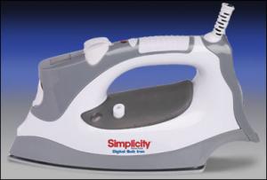 Simplicity, SHC818, Home Care, Digital LCD, Quik Iron,: Adjustable, Continuous, Burst & Vertical Steam, Non-Stick Soleplate, Auto-Off, Anti-Drip, Anti-Calc