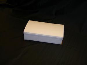 14273: HV 3020 Heavy Weight 3oz Tearaway Stabilizer Backing 500 Sheets 4x7" for Hats Caps