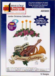 Amazing Designs / Great Notions 5023 Jumbo Christmas Collection I Multi-Formatted CD