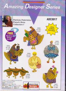 Amazing Designs ADC3017 Patricia Palermino French Hens Collection I Multi-Formatted CD