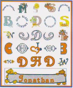 Down Home Dreams 1057 Alphabets & Monograms Collection CD