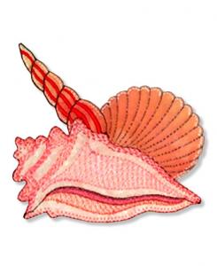 Dalco EasyStitch Applique Sea Shells Collection Embroidery Disc