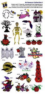 305: Great Notions 1043 Halloween I Embroidery Multi-Formatted CD