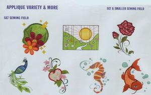 Dakota Collectibles 970341 Applique Variety & More Large and Small Designs  Multi-Formtted CD