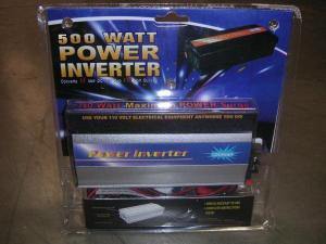 CHT500W 500W Power Inverter Converts 12 Volt DC into Two 110 Volt Outlets