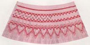 Ellen McCarn EM021 Be Mine Smocking Plate Pattern with Colors