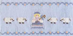 Ellen McCarn Bo Peep & Friends Smocking Plate