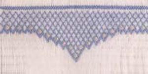 Ellen McCarn EM112, Diamonds by Florence Smocking Plate