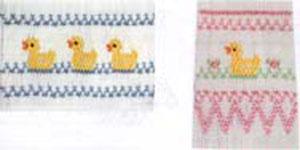 Ellen McCarn EM173 Ducklings Smocking Plate