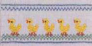 Ellen McCarn Ducks in a Row Smocking Plate