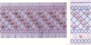 Ellen McCarn EM085, Heart Flowers Smocking Plate