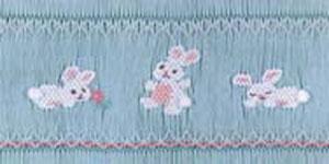 Ellen McCarn EM059 Honey Bunnies Smocking Plate