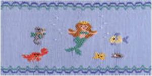 Ellen McCarn Neptune's Family Pearl Pkg Smocking Plate