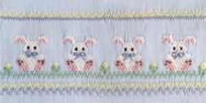 Ellen McCarn EM116 Precious Bunnies Smocking Plate Sewing Patter