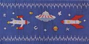 Ellen McCarn Spaceships  Smocking Plate