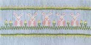 Ellen McCarn Sundress Bunnies Smocking Plate