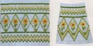 Ellen McCarn Sunflowers Smocking Plate