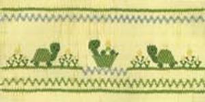 Ellen McCarn Tory's Turtles Smocking Plate